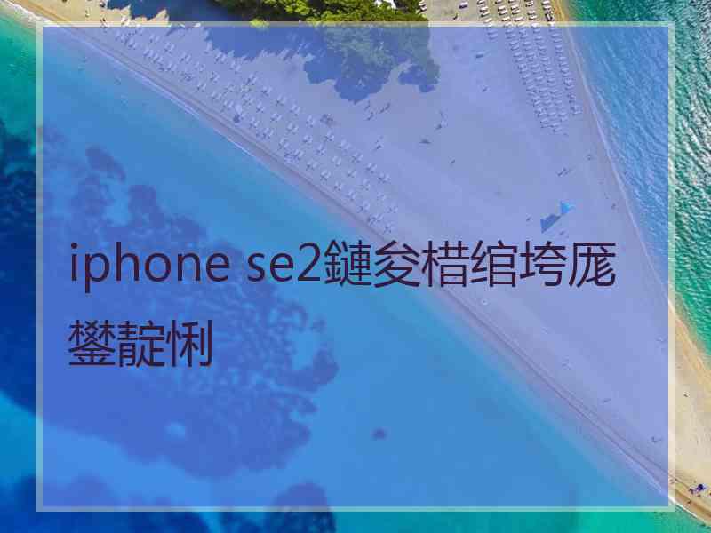 iphone se2鏈夋棤绾垮厖鐢靛悧