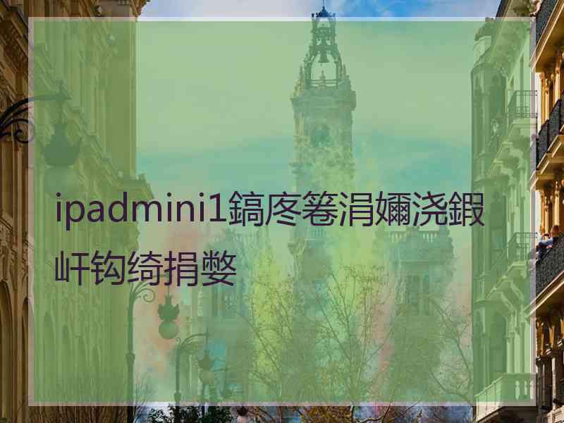 ipadmini1鎬庝箞涓嬭浇鍜屽钩绮捐嫳