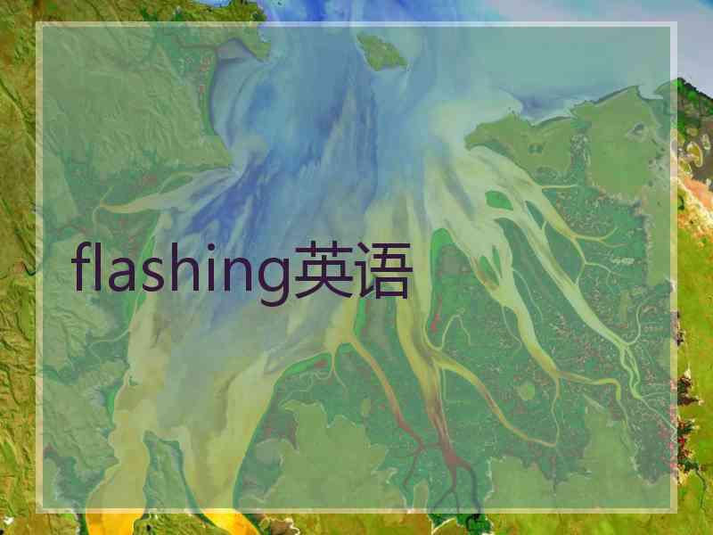 flashing英语