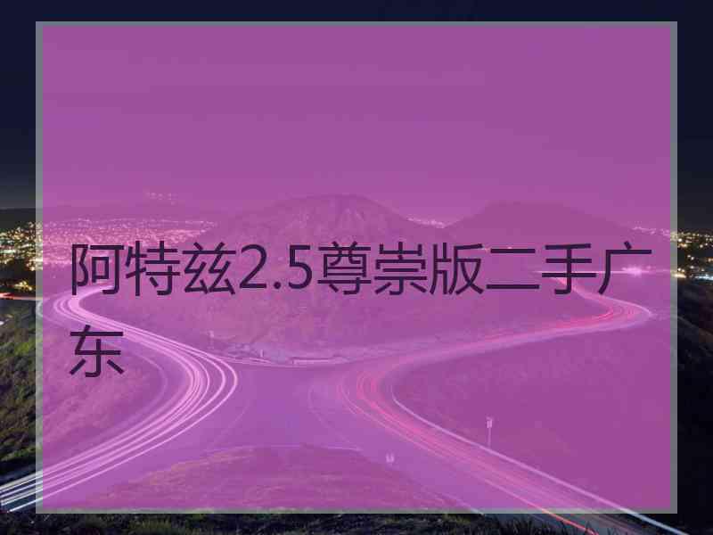 阿特兹2.5尊崇版二手广东