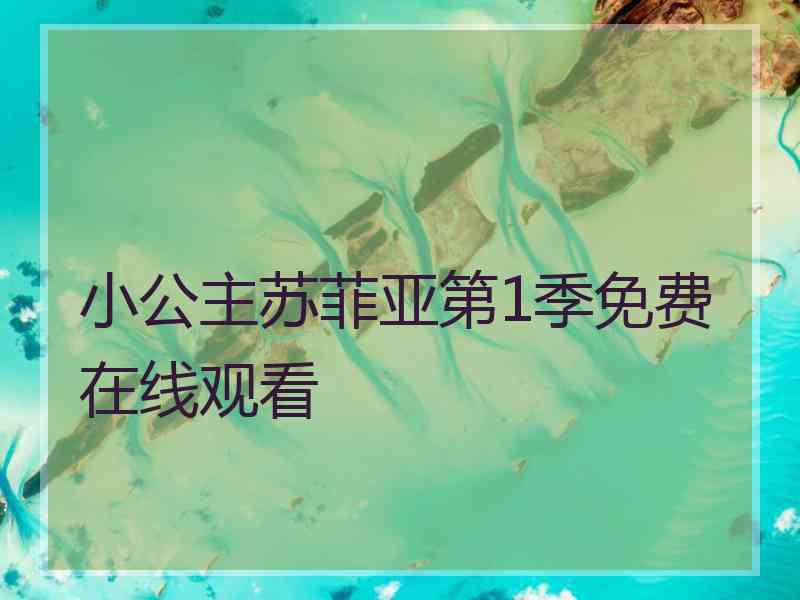 小公主苏菲亚第1季免费在线观看