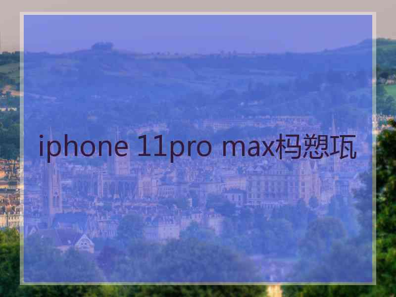 iphone 11pro max杩愬瓨