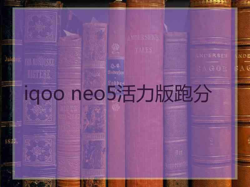 iqoo neo5活力版跑分