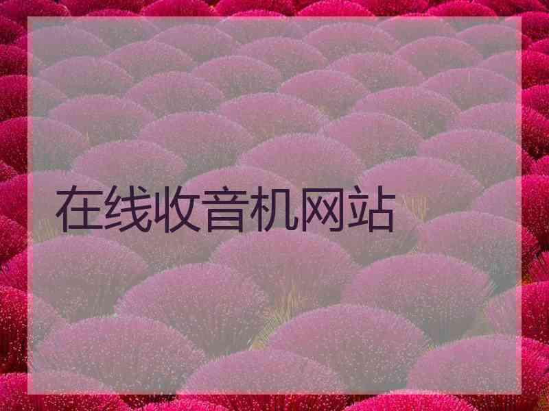 在线收音机网站