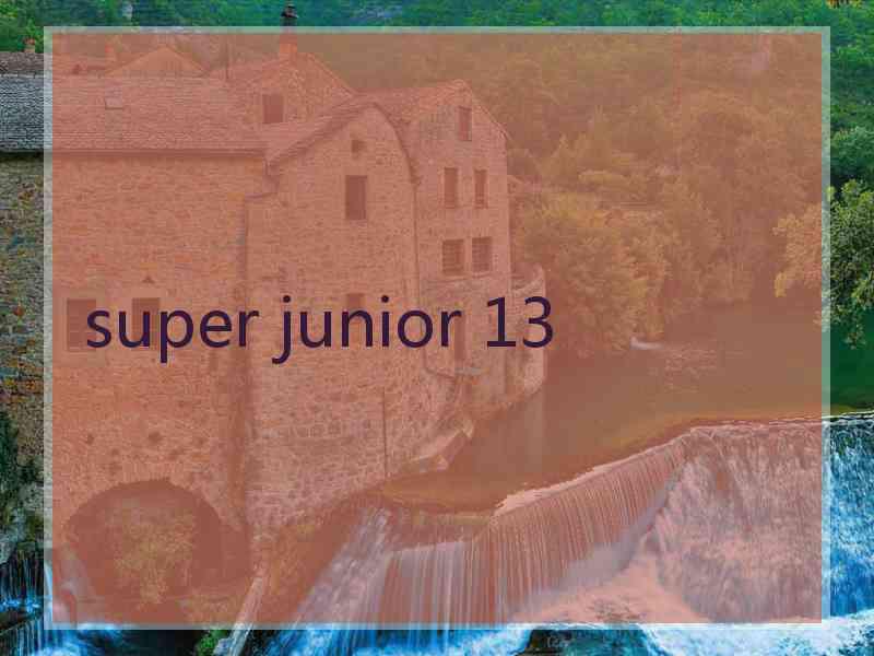 super junior 13