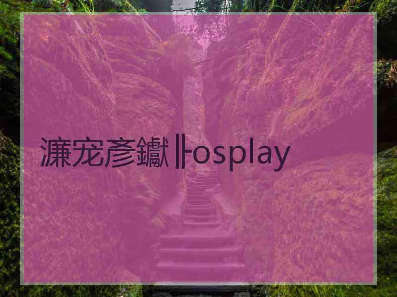 濂宠彥钀╟osplay