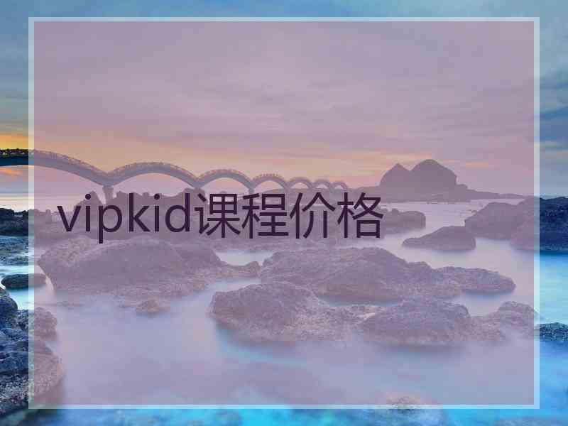 vipkid课程价格