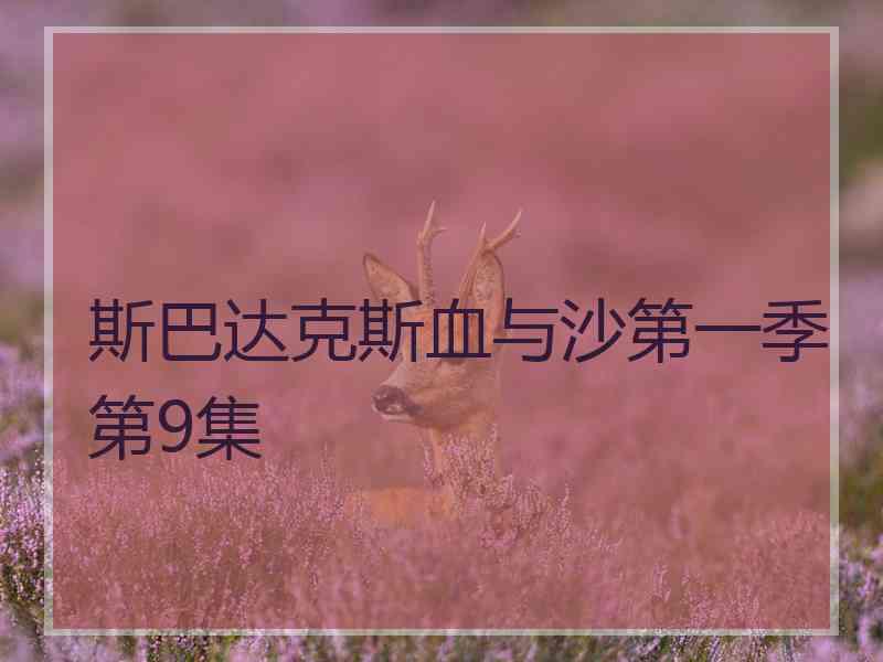 斯巴达克斯血与沙第一季第9集