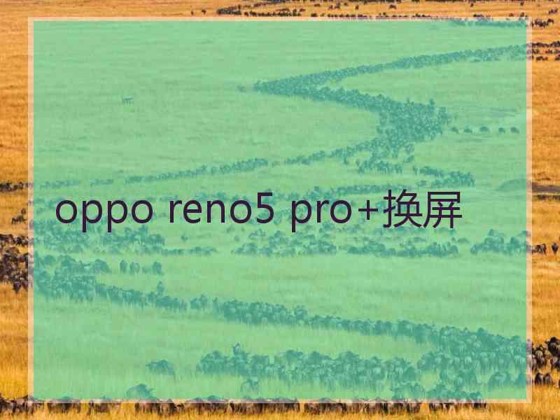 oppo reno5 pro+换屏