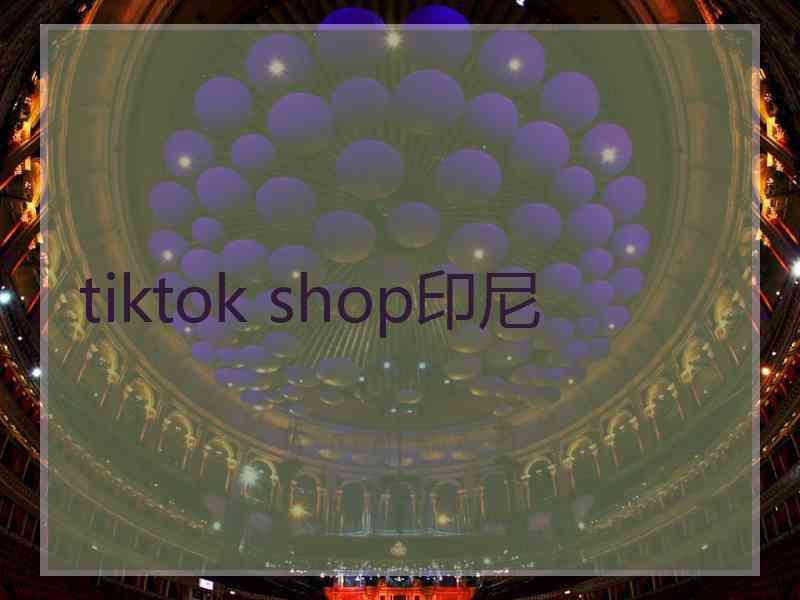 tiktok shop印尼