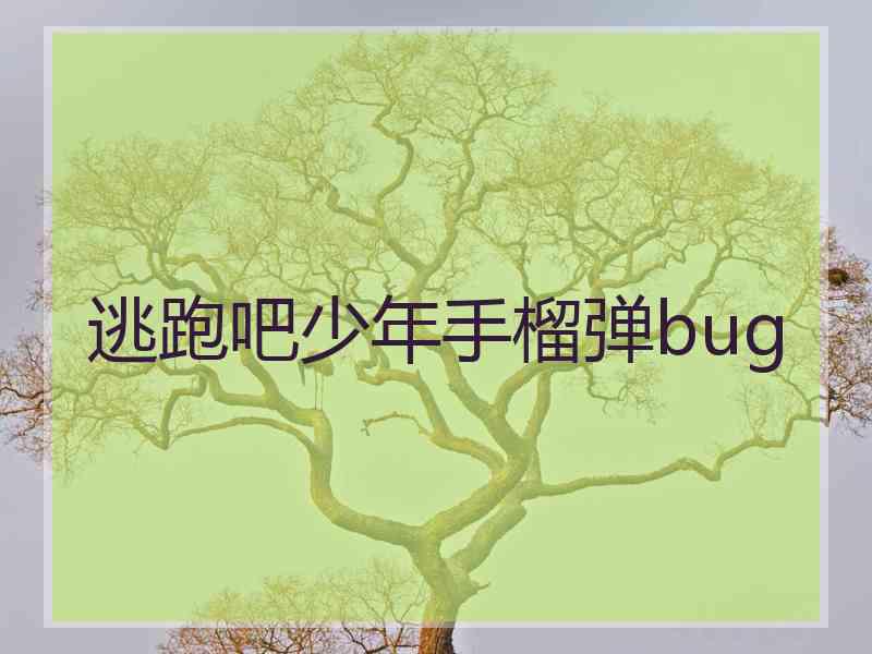 逃跑吧少年手榴弹bug