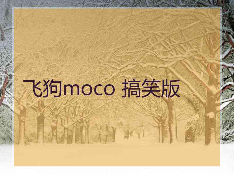 飞狗moco 搞笑版