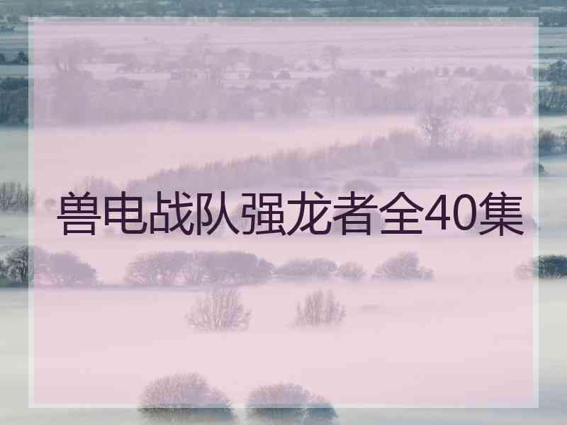 兽电战队强龙者全40集