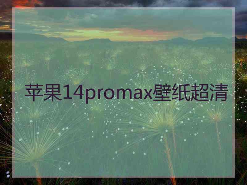 苹果14promax壁纸超清