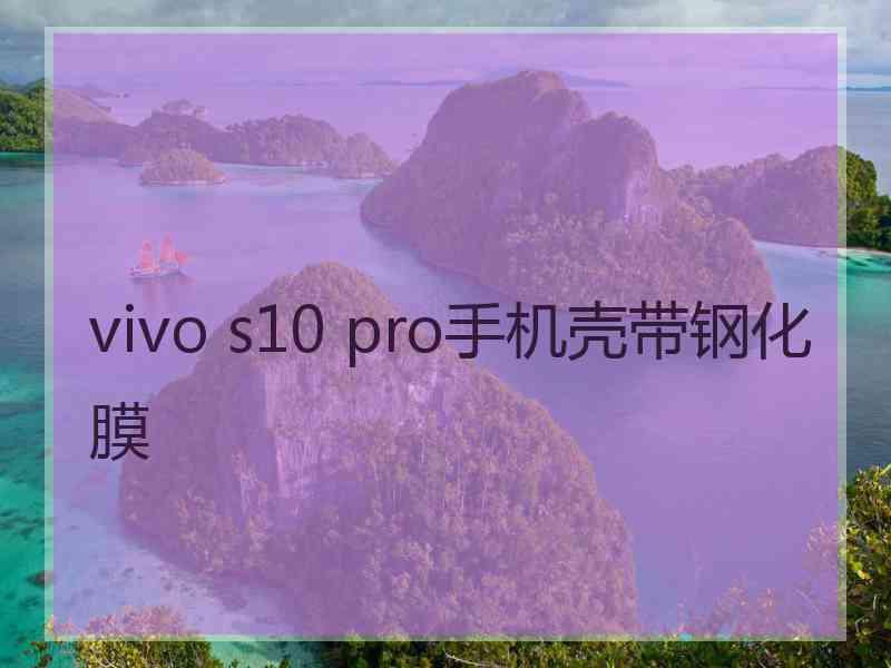 vivo s10 pro手机壳带钢化膜