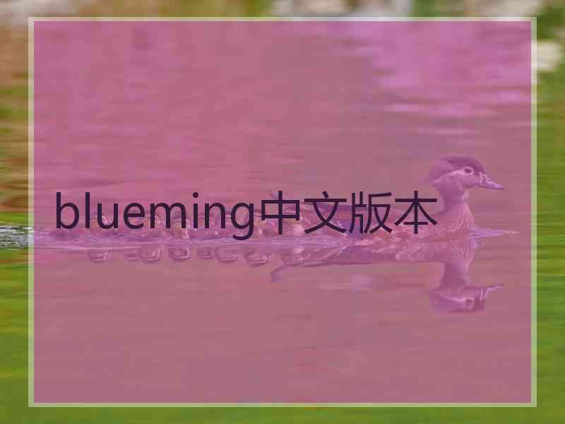blueming中文版本