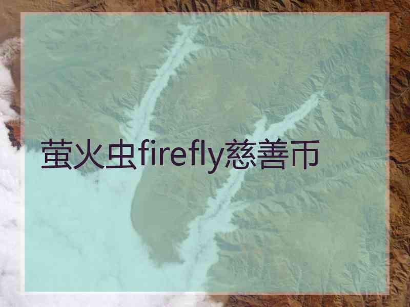 萤火虫firefly慈善币