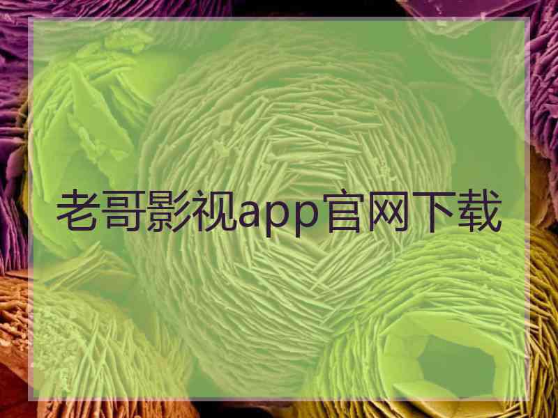 老哥影视app官网下载