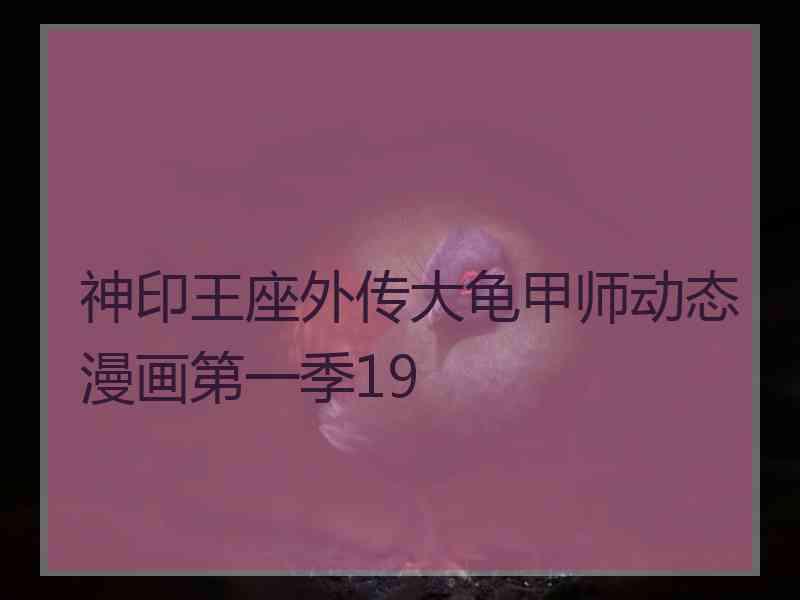 神印王座外传大龟甲师动态漫画第一季19