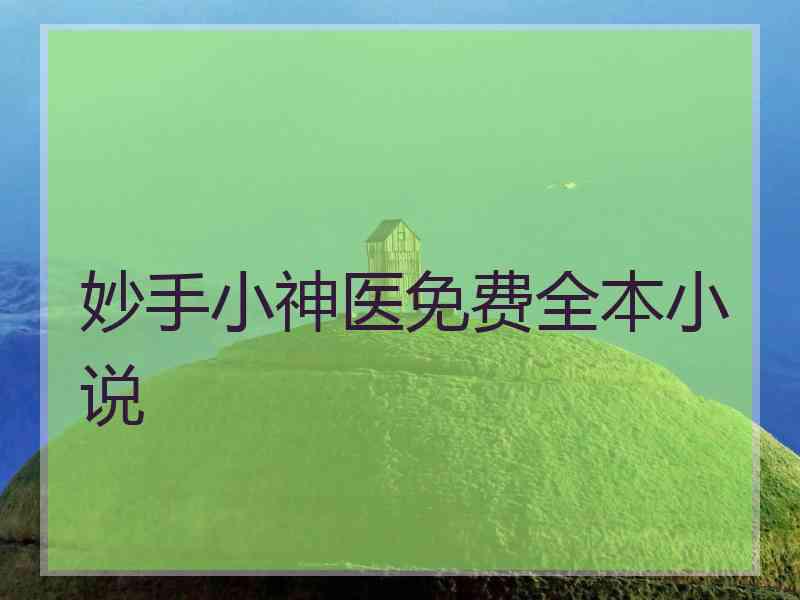 妙手小神医免费全本小说