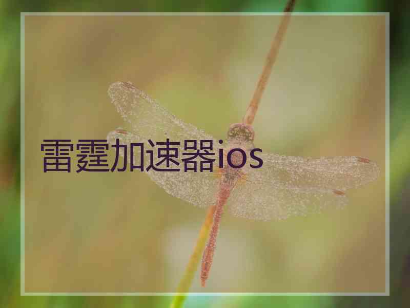 雷霆加速器ios