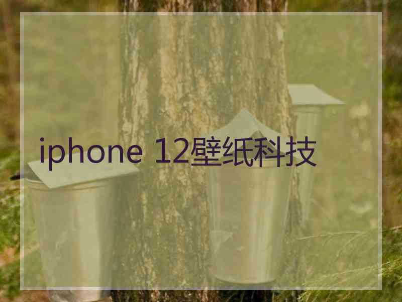 iphone 12壁纸科技