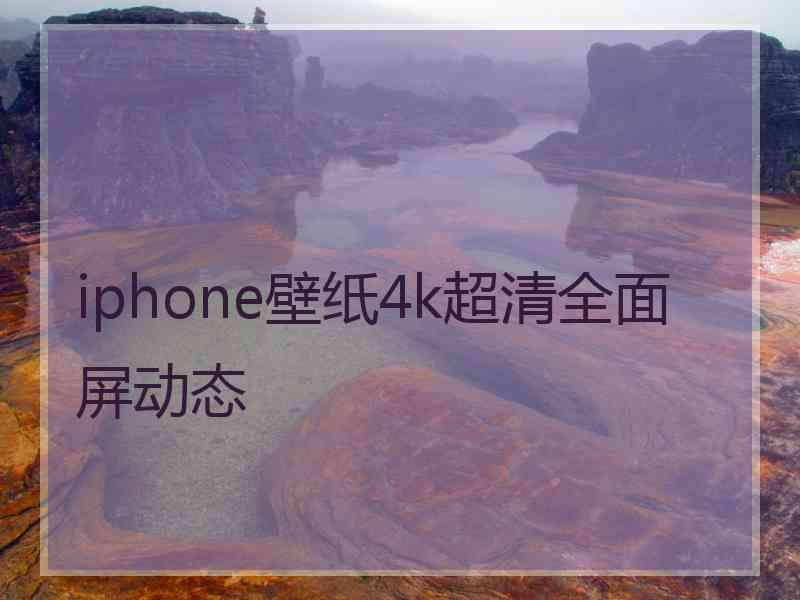 iphone壁纸4k超清全面屏动态