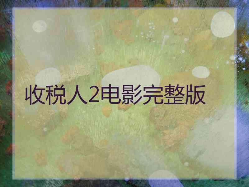 收税人2电影完整版