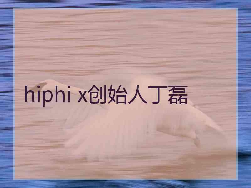 hiphi x创始人丁磊