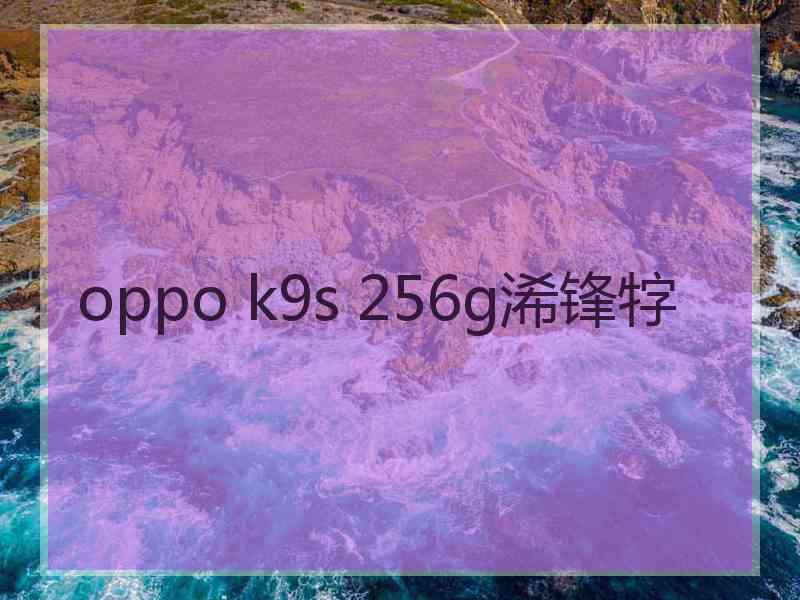 oppo k9s 256g浠锋牸