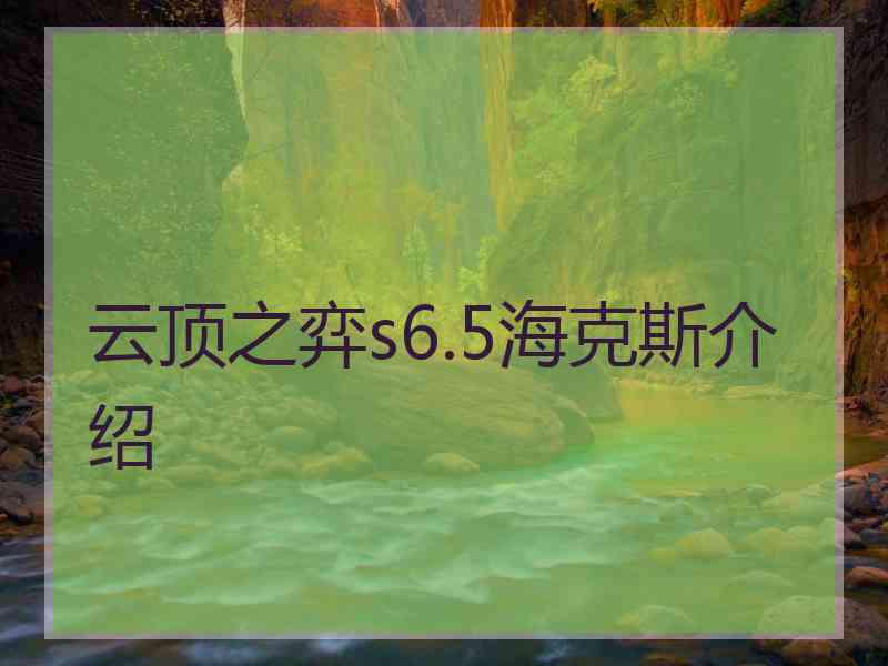 云顶之弈s6.5海克斯介绍