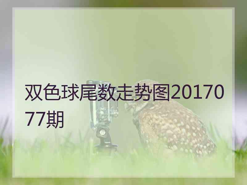 双色球尾数走势图2017077期