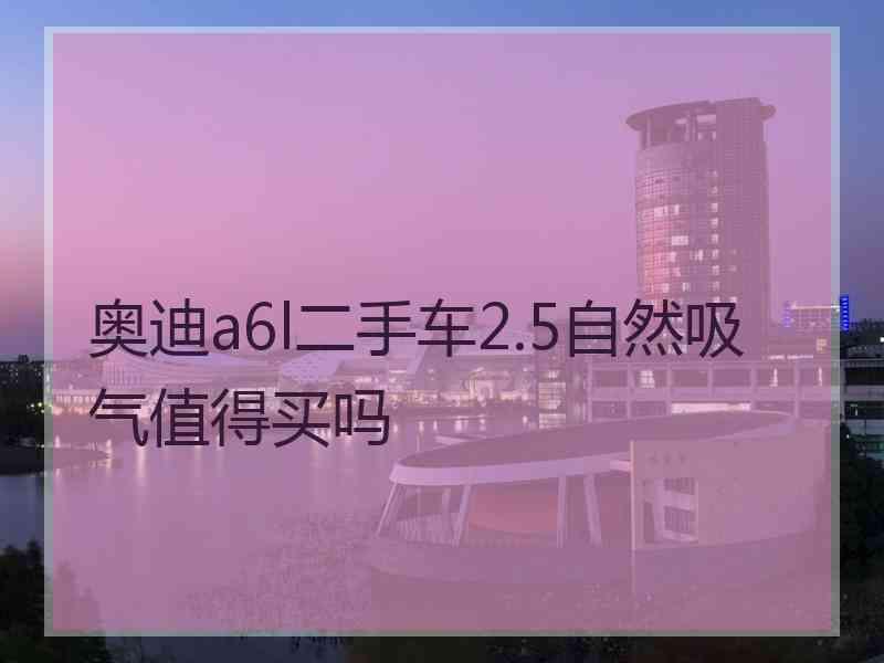 奥迪a6l二手车2.5自然吸气值得买吗