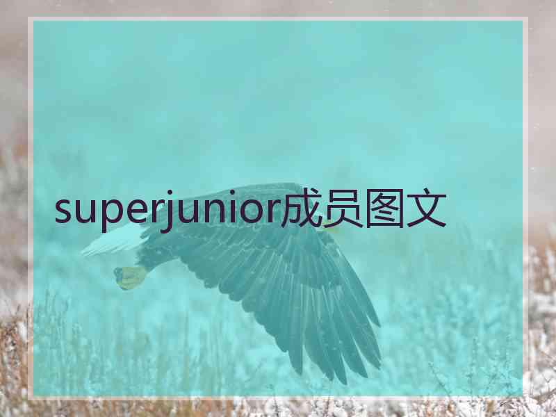 superjunior成员图文