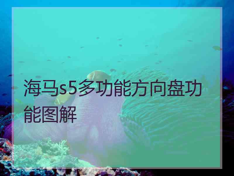 海马s5多功能方向盘功能图解