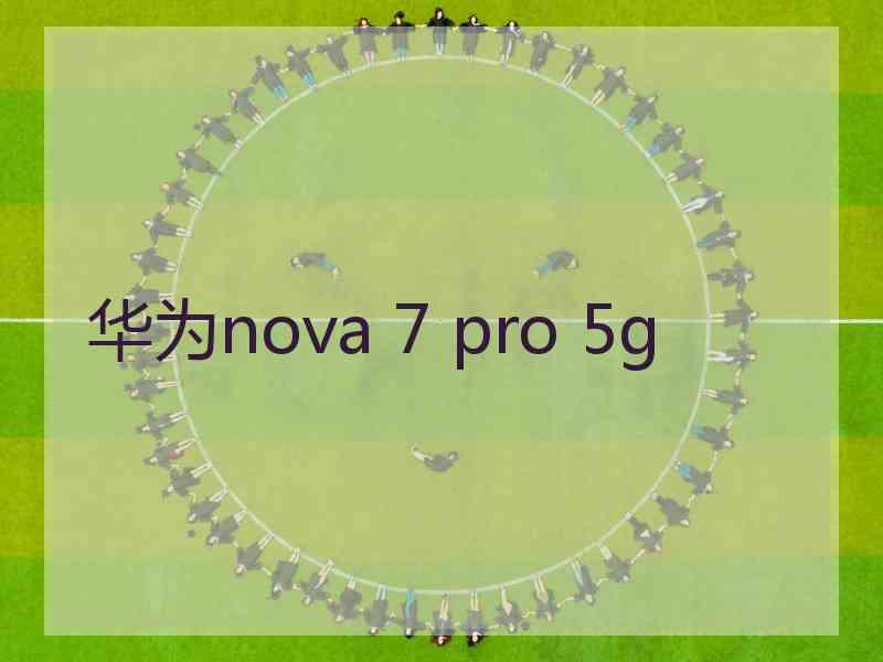 华为nova 7 pro 5g