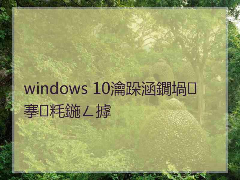 windows 10瀹跺涵鐗堝搴粍鍦ㄥ摢