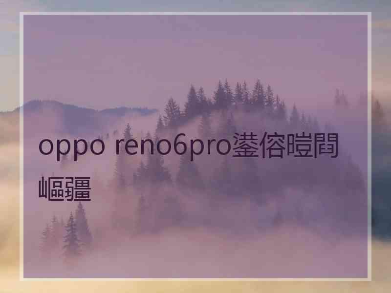 oppo reno6pro鍙傛暟閰嶇疆