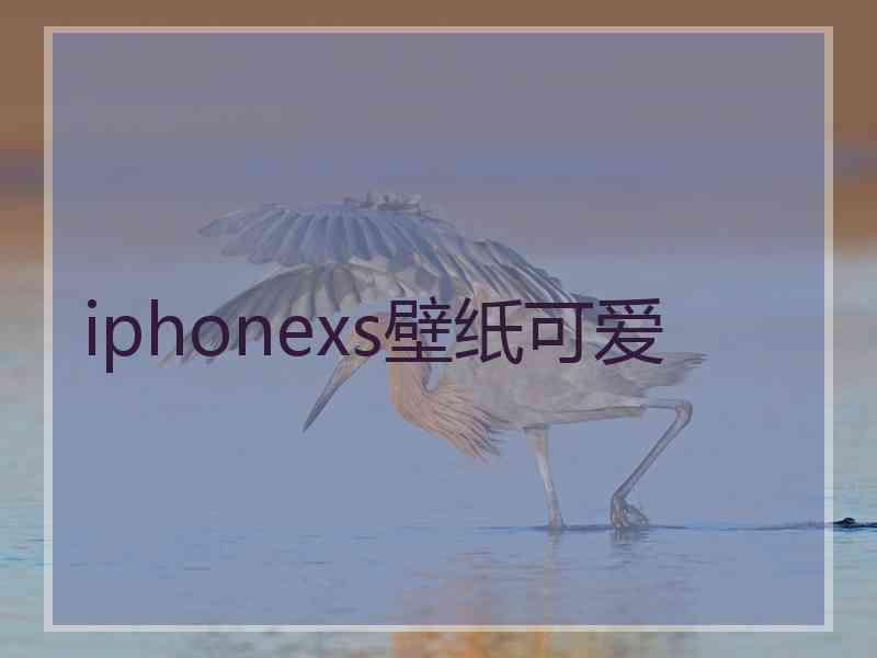 iphonexs壁纸可爱