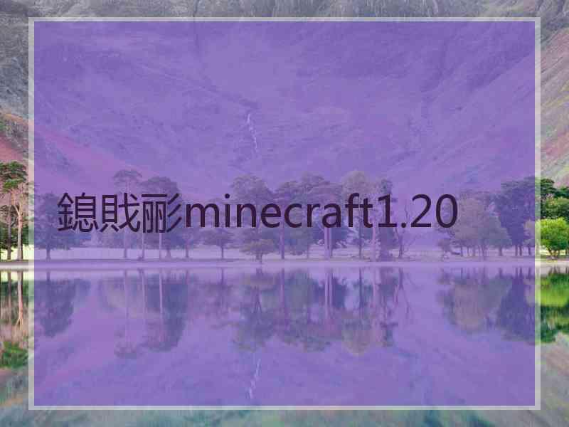 鎴戝彨minecraft1.20