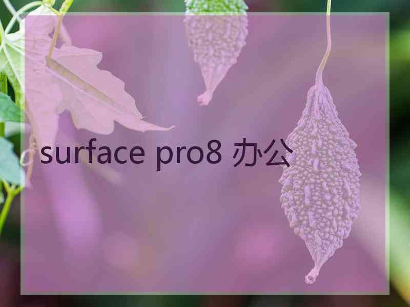 surface pro8 办公