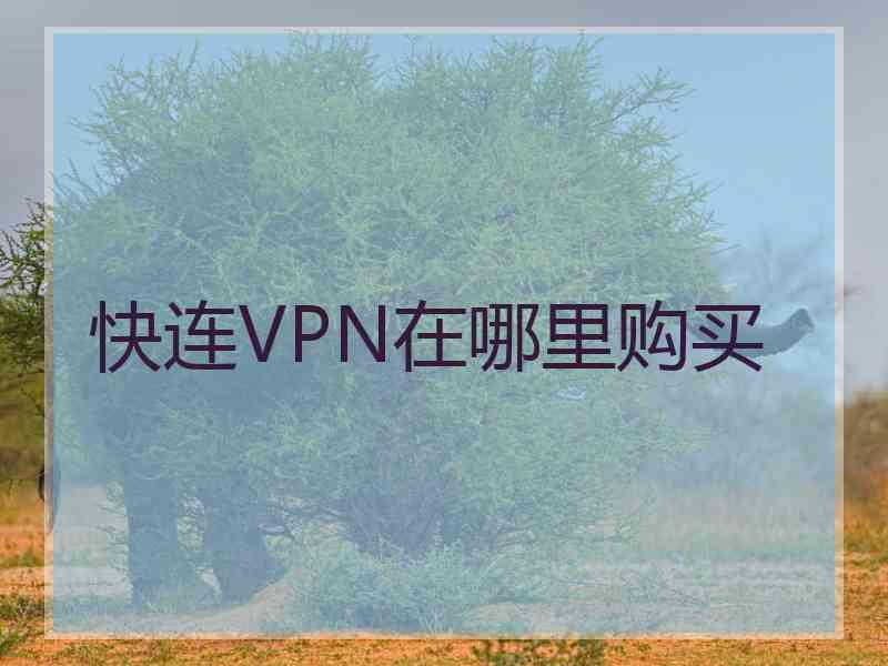 快连VPN在哪里购买