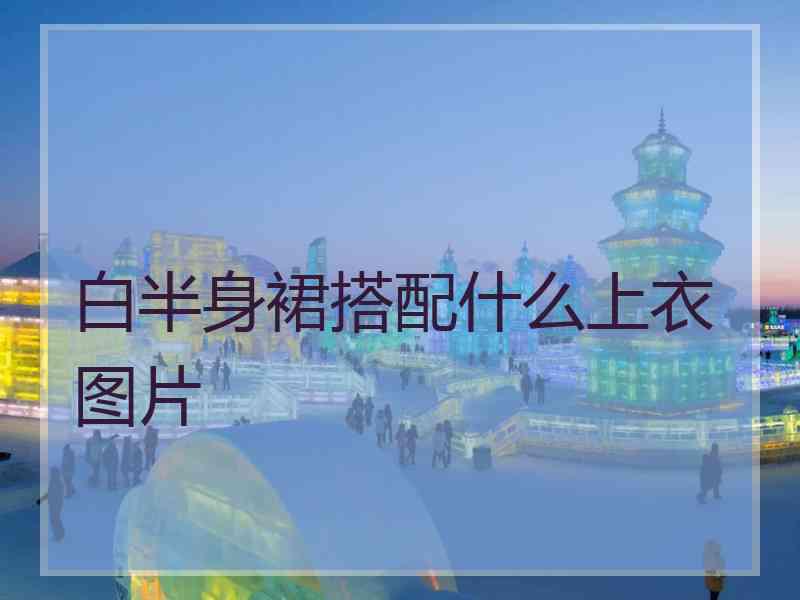 白半身裙搭配什么上衣图片