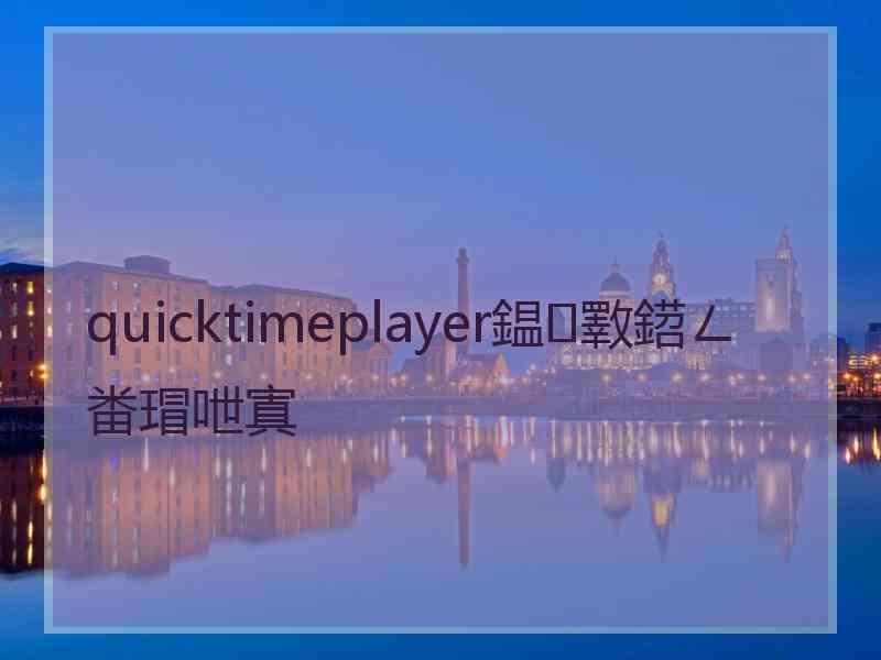 quicktimeplayer鎾斁鍣ㄥ畨瑁呭寘