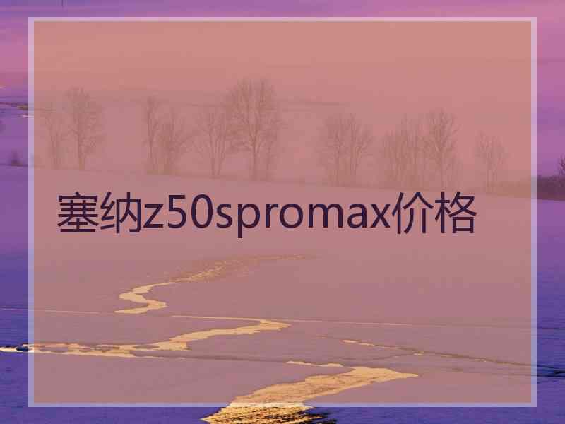 塞纳z50spromax价格