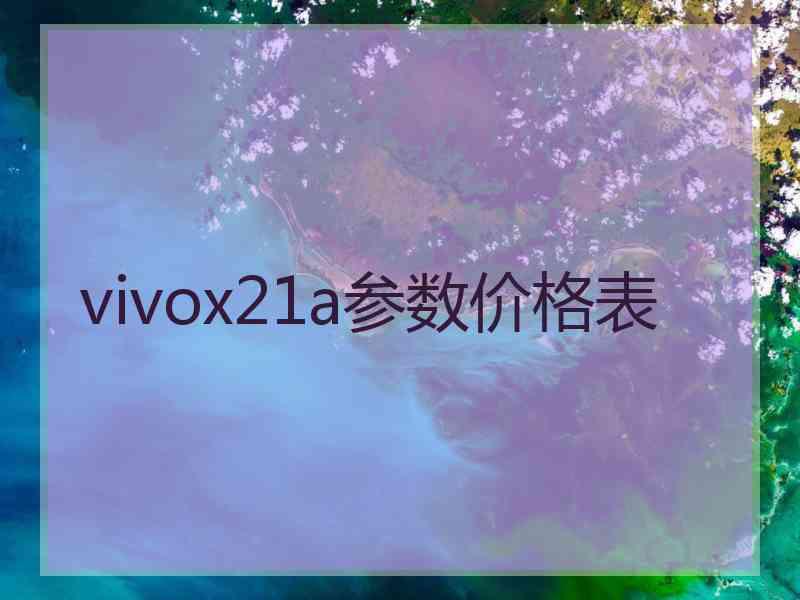 vivox21a参数价格表