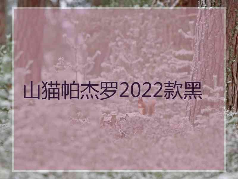 山猫帕杰罗2022款黑