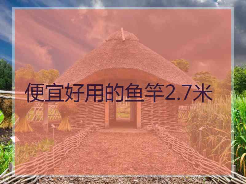 便宜好用的鱼竿2.7米