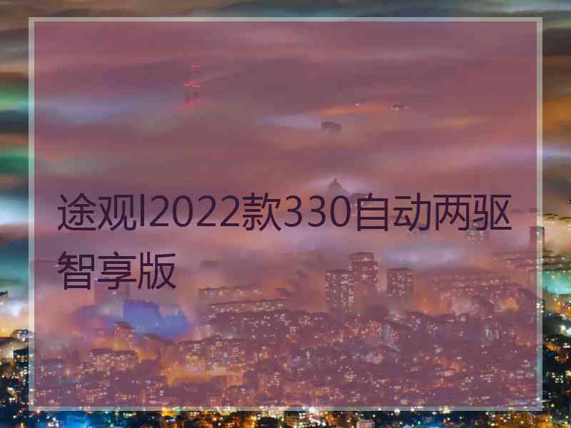 途观l2022款330自动两驱智享版