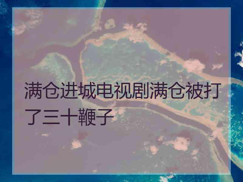 满仓进城电视剧满仓被打了三十鞭子